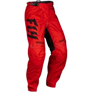 FLY Racing F-16 2024 gyerek motocross nadrág piros-fekete-szürke