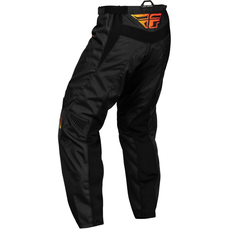 FLY Racing F-16 2024 gyerek motocross nadrág fekete-sárgás narancssárga kiárusítás