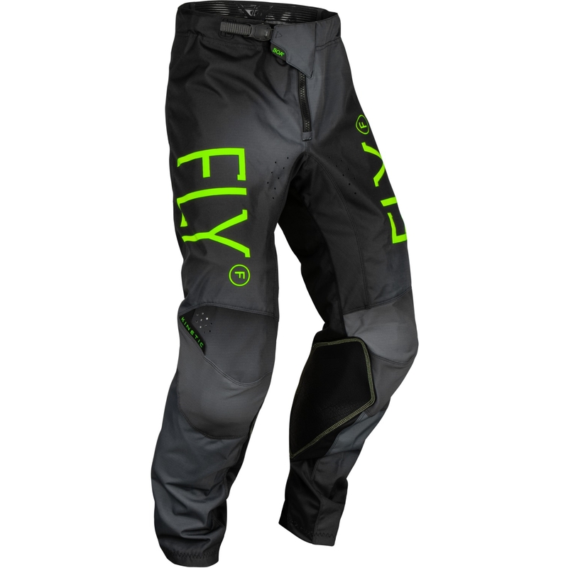 FLY Racing Kinetic Prodigy 2024 gyerek motocross nadrág fekete-fluo zöld-kék kiárusítás