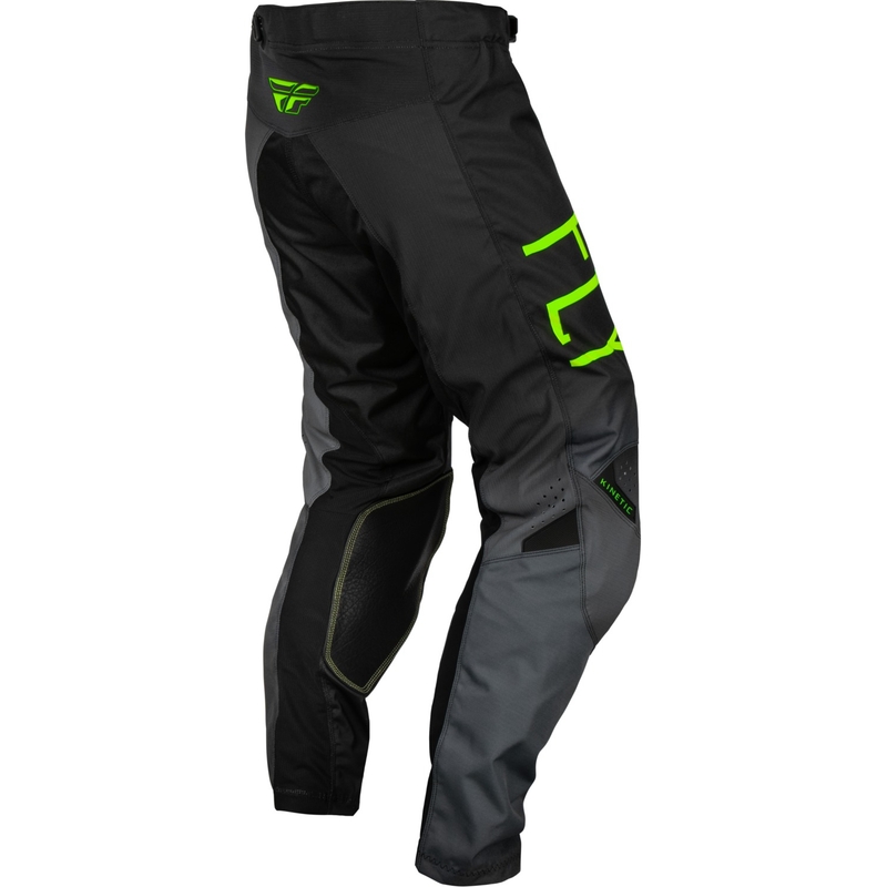 FLY Racing Kinetic Prodigy 2024 gyerek motocross nadrág fekete-fluo zöld-kék kiárusítás