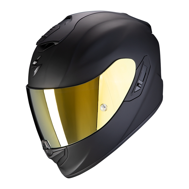Scorpion EXO-1400 EVO II Air Solid beépített motoros sisak matt fekete kiárusítás