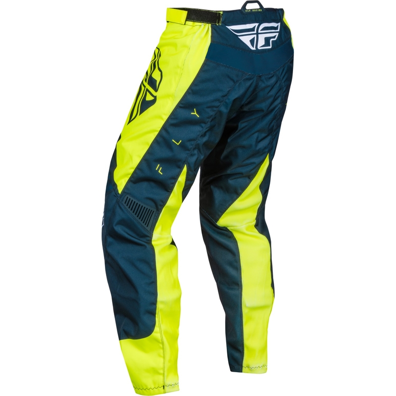 FLY Racing F-16 2024 motokrossz nadrág kék-fluo sárga-fehér