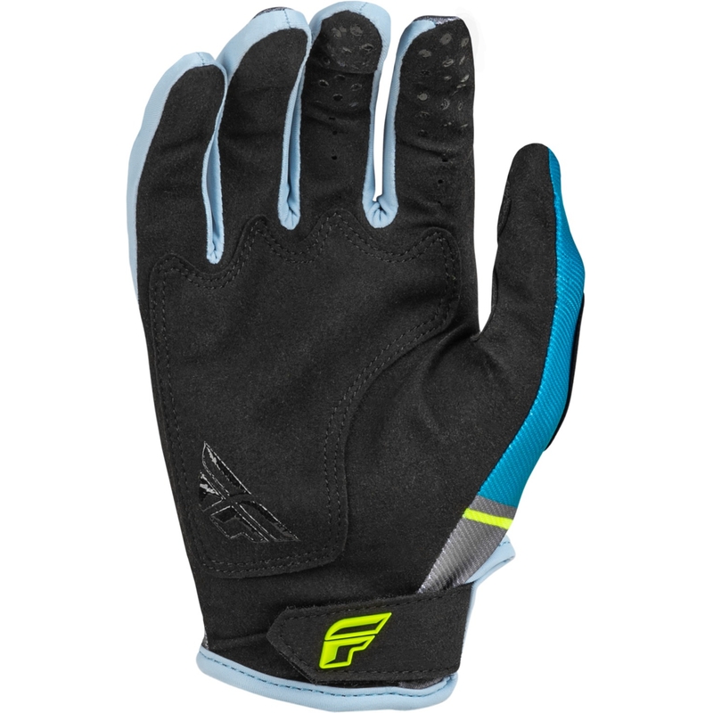 FLY Racing Kinetix Prix 2024 motokrossz kesztyű szürke-fluo sárga
