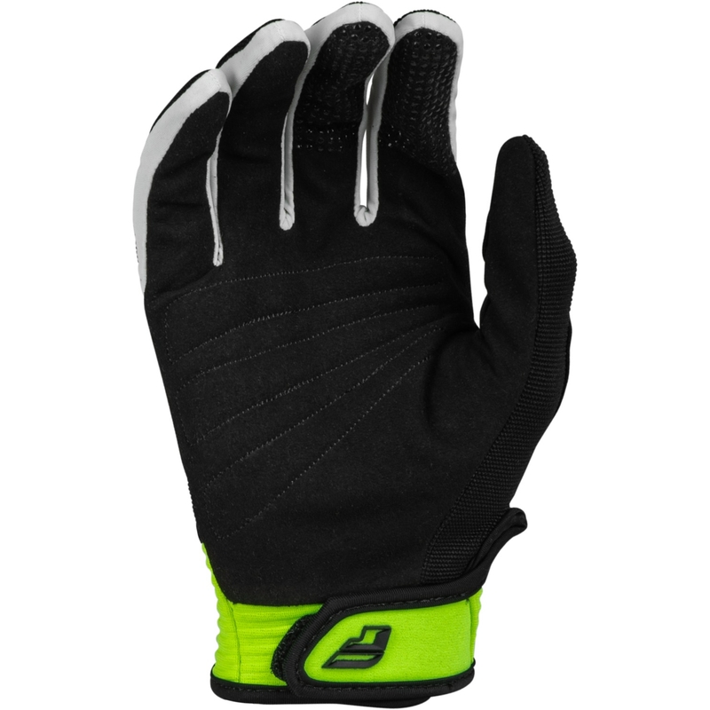 FLY Racing F-16 2024 gyerek motokrossz kesztyű fekete-fluo zöld
