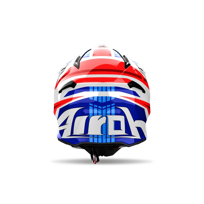 Motocross sisak Airoh Aviator Ace 2 Stream kék-piros fényes