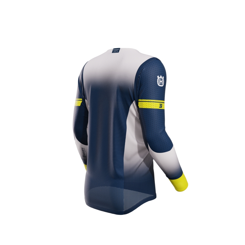 Motocross mez Shot Aerolite Husqvarna LE kék akció kiárusítás
