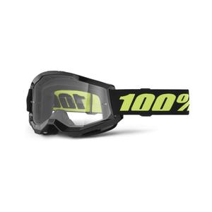 100% STRATA 2 New Solar motocross szemüveg (átlátszó plexi)