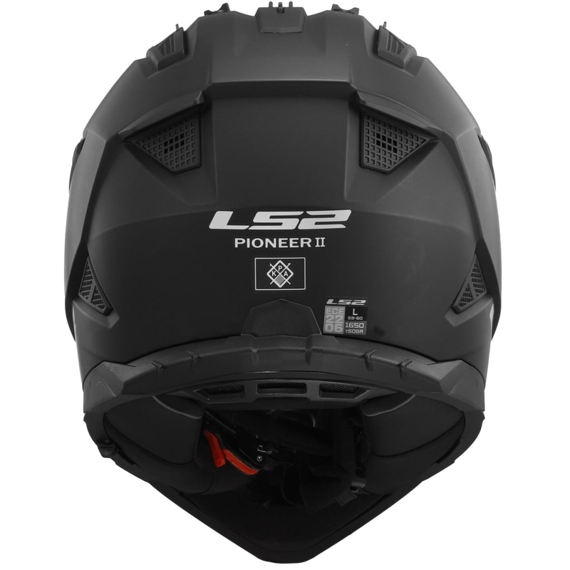 LS2 MX702 PIONEER II enduro motoros bukósisak matt fekete