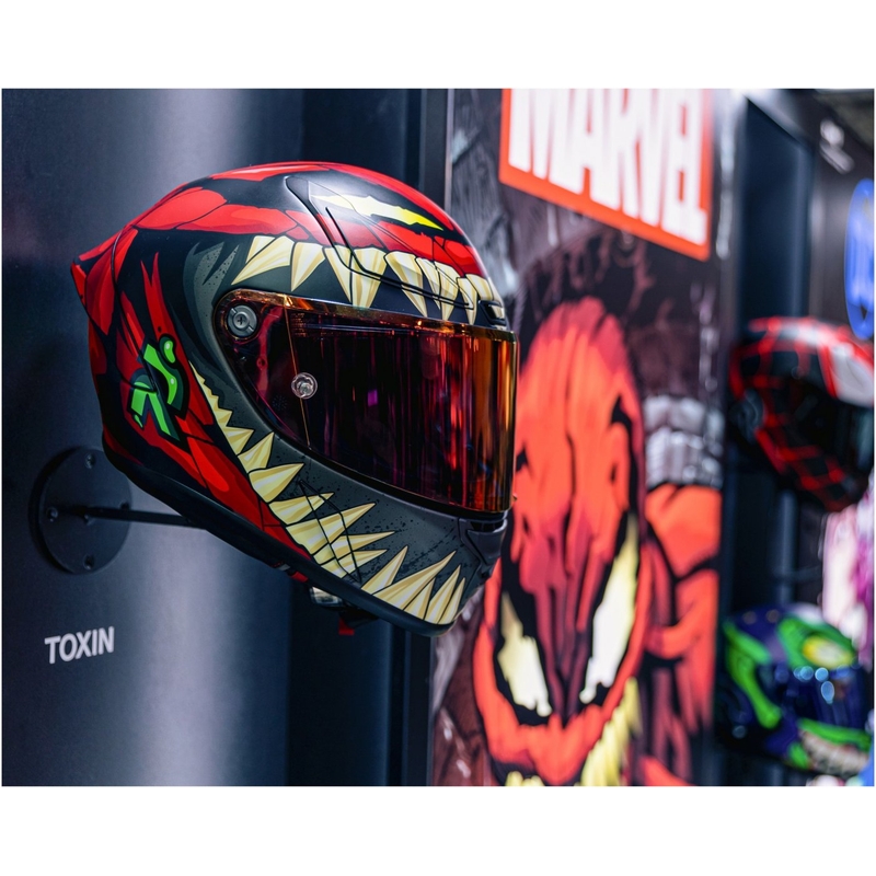HJC RPHA 1 Toxin Marvel MC1SF zárt bukósisak piros-szürke-zöld kiárusítás