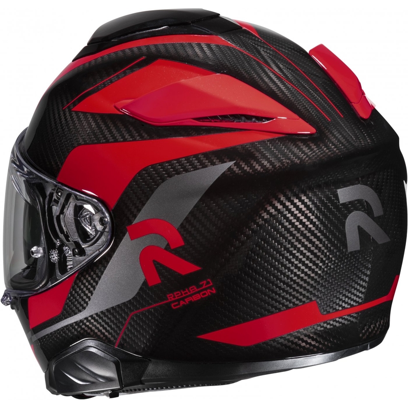 HJC RPHA 71 Carbon Hamil MC1 zárt bukósisak fekete-piros