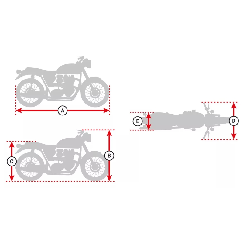 MotoZem motortakaró ponyva fekete