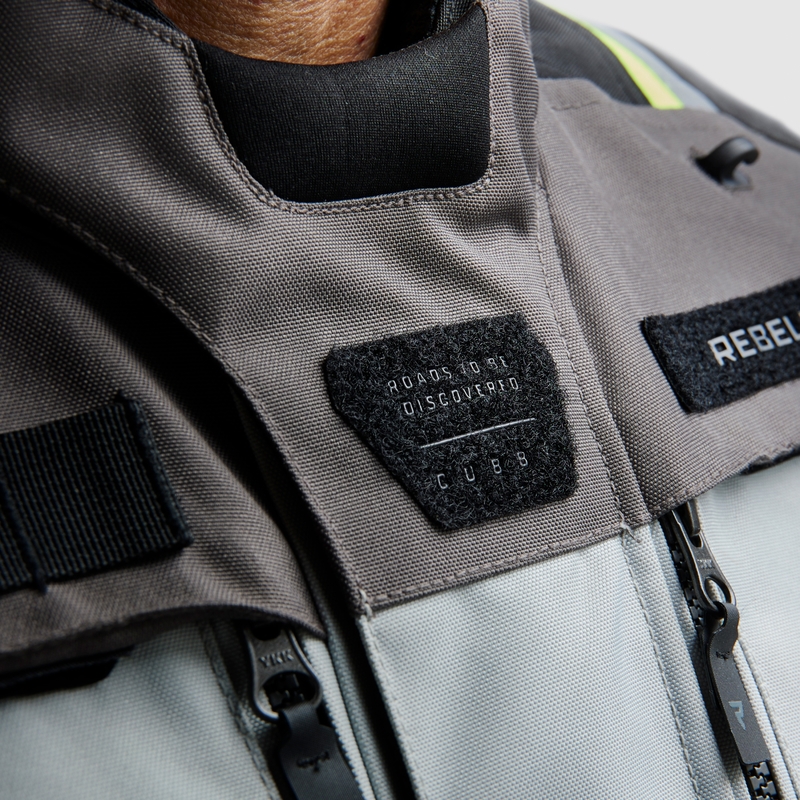 Rebelhorn Cubby V motoros kabát fekete-szürke-fluo sárga