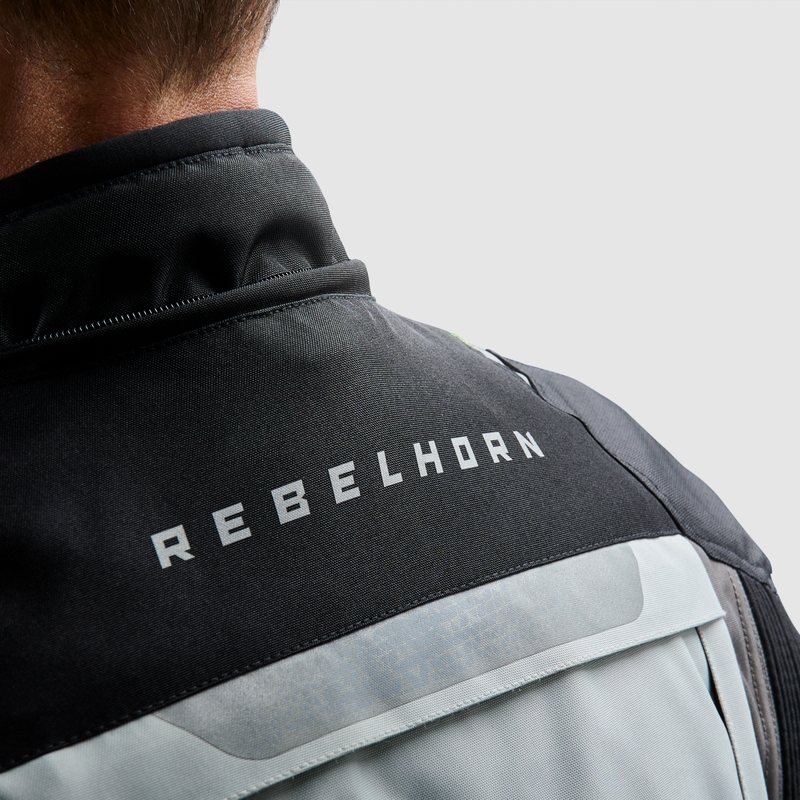 Rebelhorn Cubby V motoros kabát fekete-szürke-fluo sárga