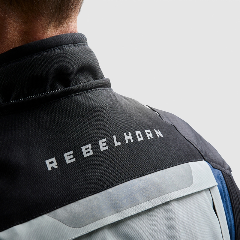 Rebelhorn Cubby V motoros kabát  kék-szürke-piros