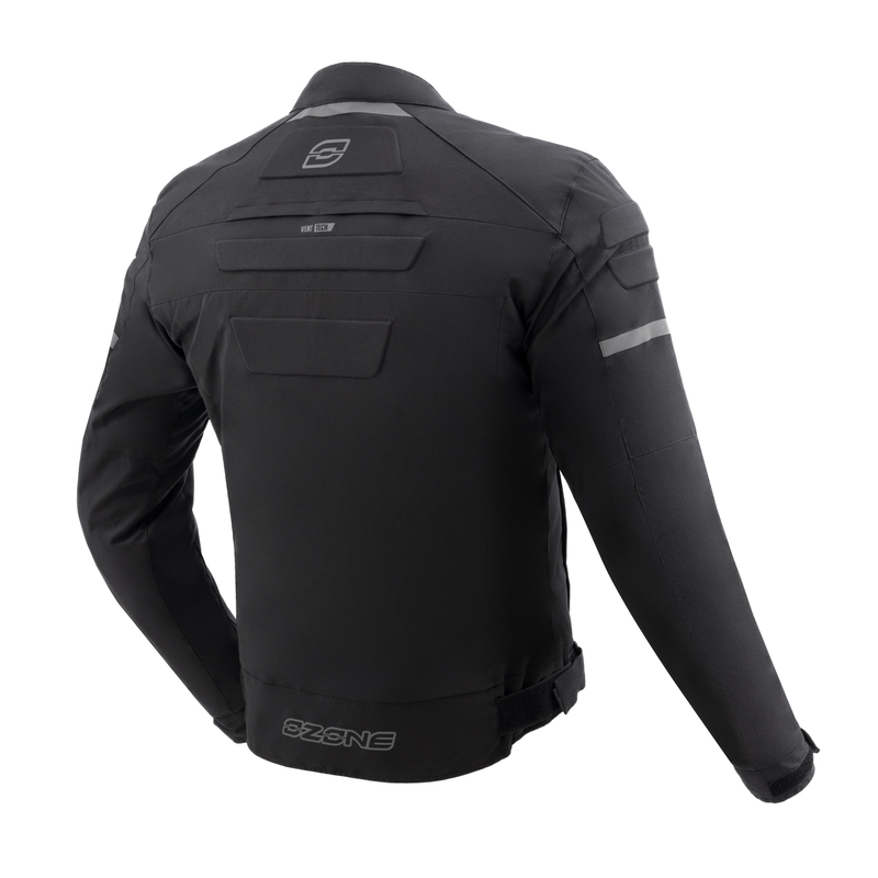 Ozone Rider motoros kabát fekete
