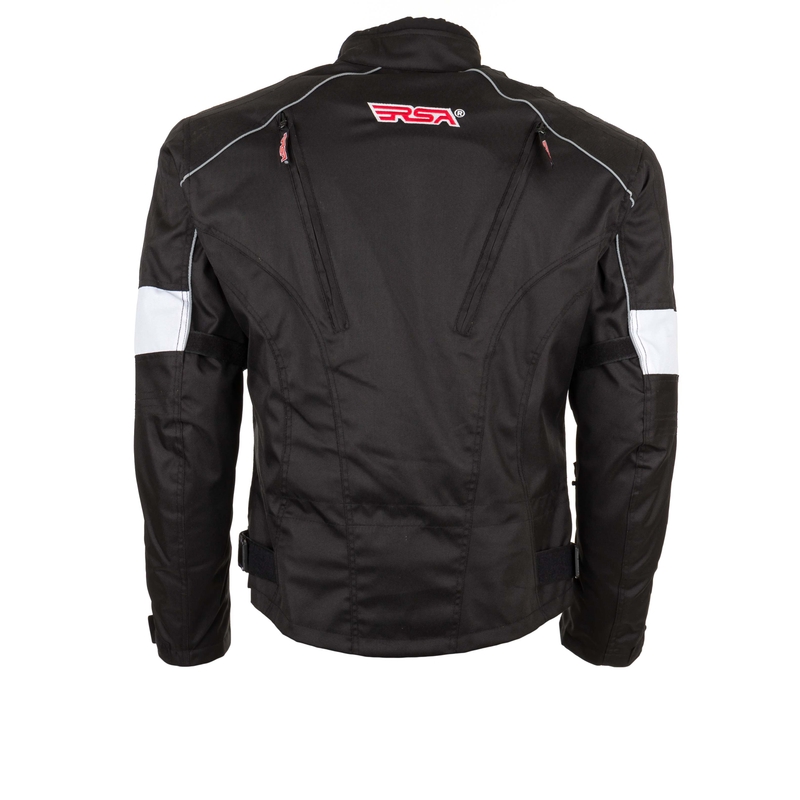 Motoros kabát RSA ST-01 fekete-fehér-kiárusítás