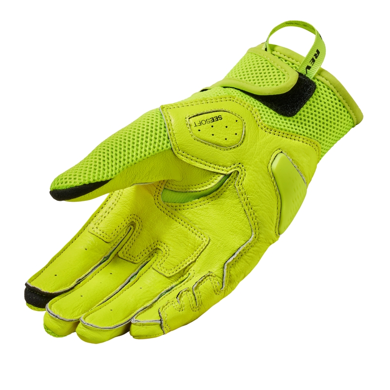 Revit Ritmo motoros kesztyű fluo sárga