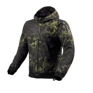 Revit Saros WB softshell kabát fekete-sötét zöld