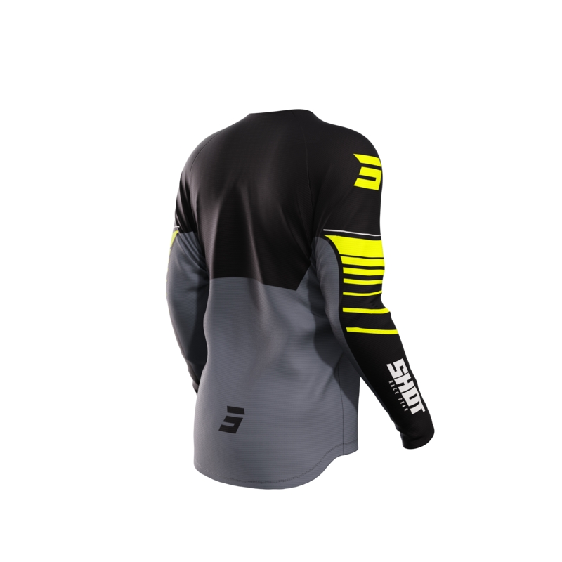 Shot Peak gyerek motokrossz mez fluo sárga kiárusítás