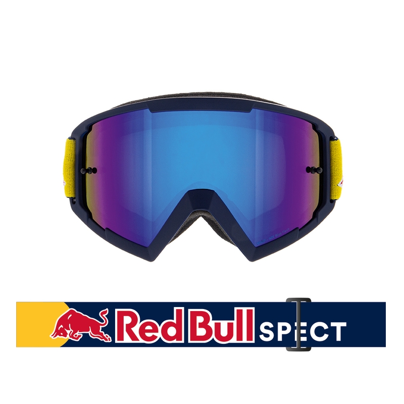 Red Bull Spect WHIP motokrossz szemüveg sötétkék, kék lencsével