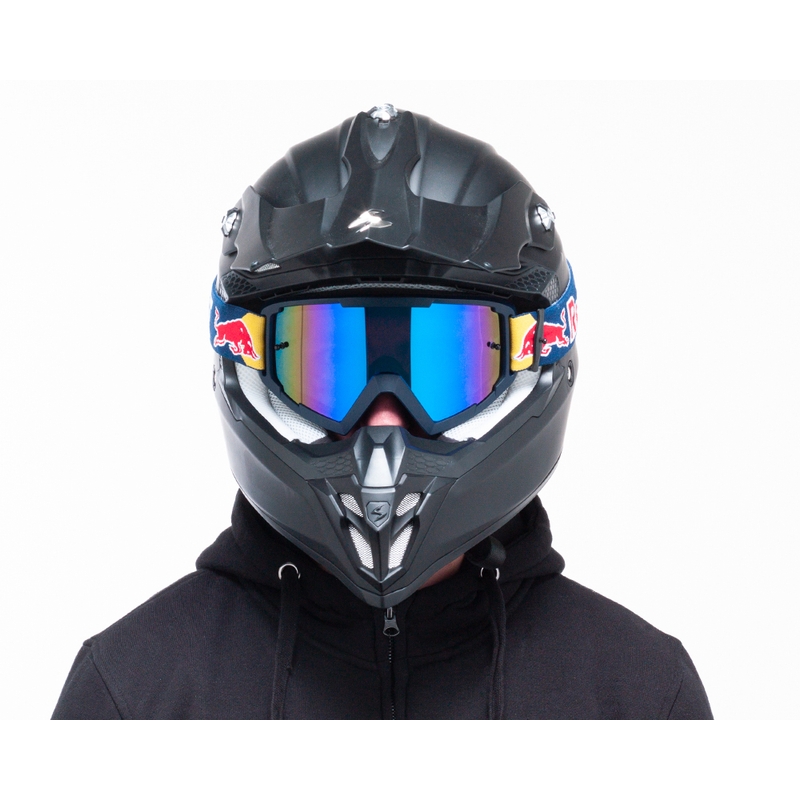 Red Bull Spect WHIP motokrossz szemüveg sötétkék, kék lencsével