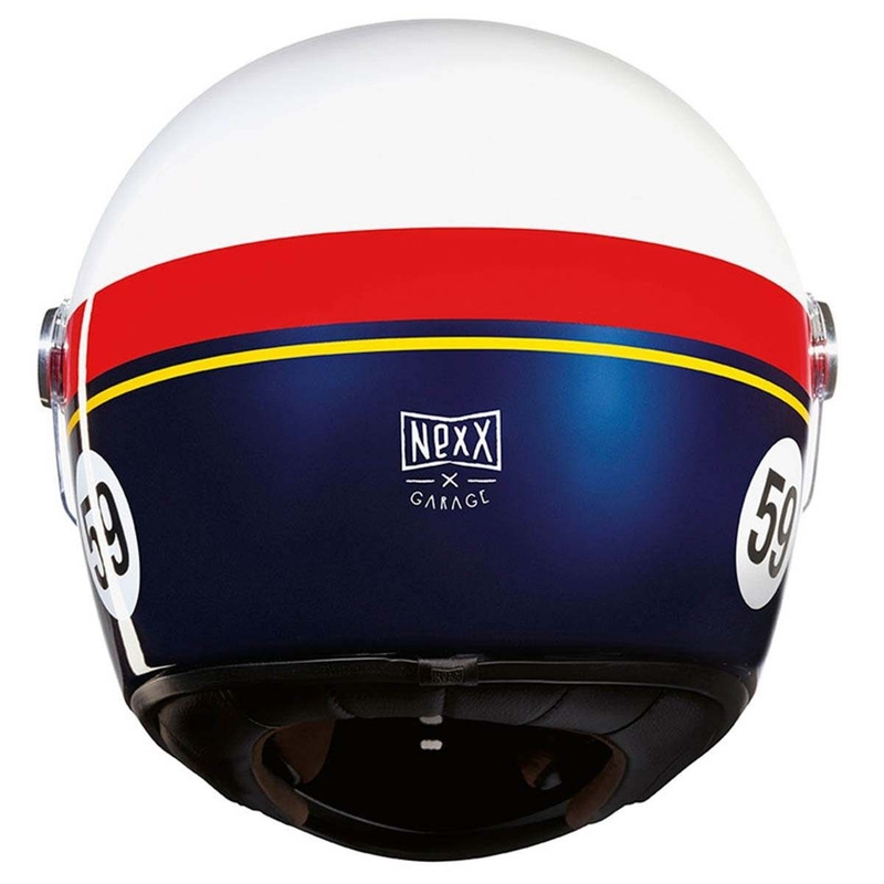 Integrált motorkerékpár sisak Nexx X.G100R fehér-piros-kék eladó kiárusítás