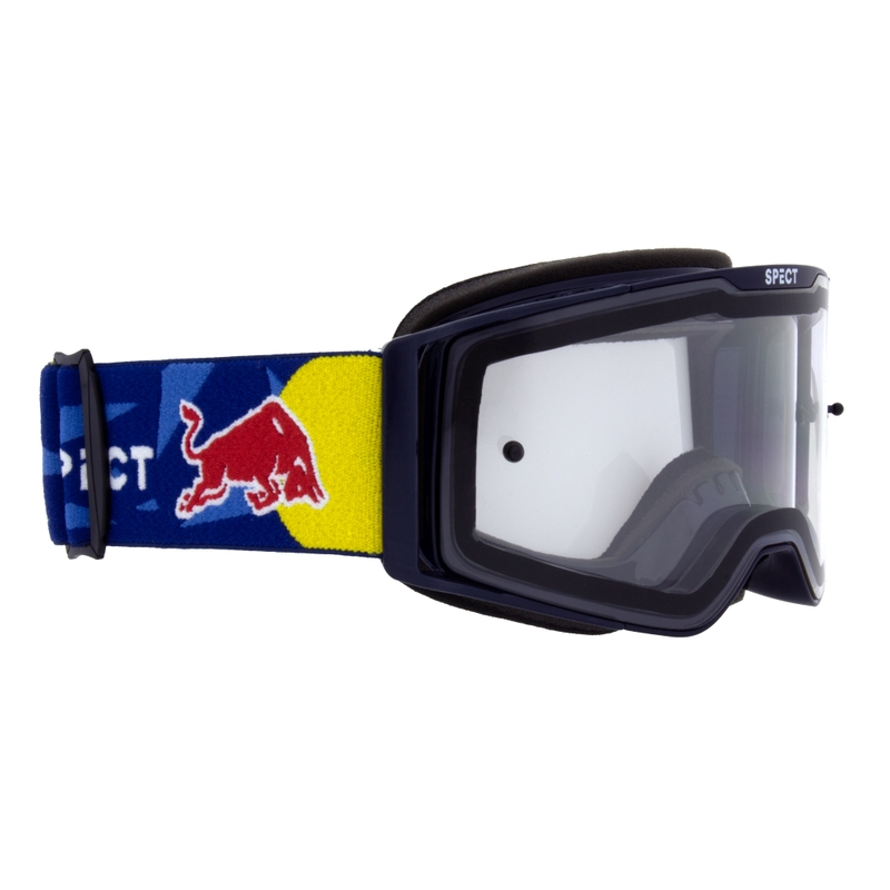 Red Bull Spect TORP motokrossz szemüveg kék, átlátszó lencsével