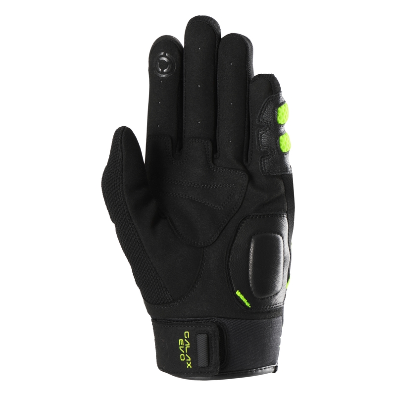 Furygan Galax EVO motoros kesztyű fekete-fluo sárga