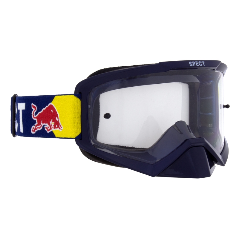 Red Bull Spect EVAN motokrossz szemüveg kék, átlátszó lencsével