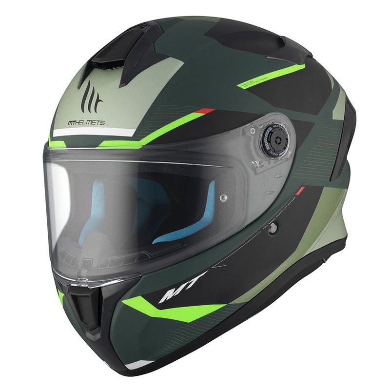 MT TARGO S KAY B2 integrált bukósisak matt fekete-zöld