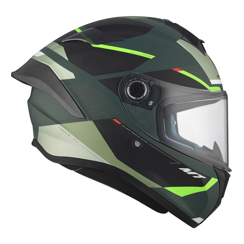 MT TARGO S KAY B2 integrált bukósisak matt fekete-zöld