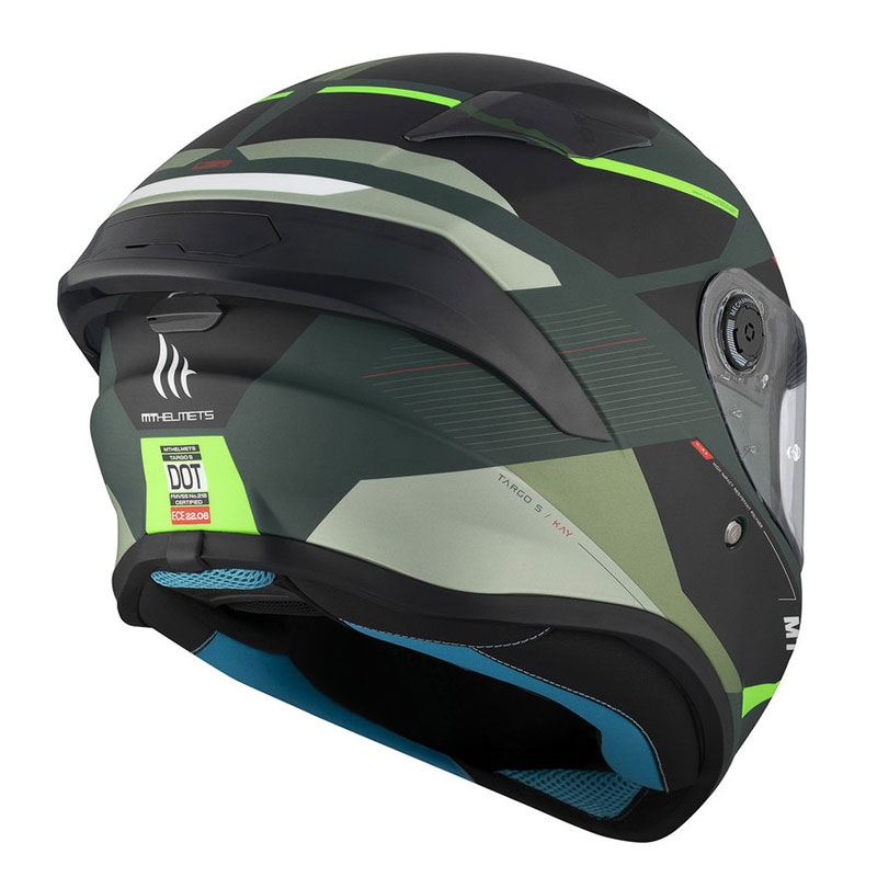 MT TARGO S KAY B2 integrált bukósisak matt fekete-zöld