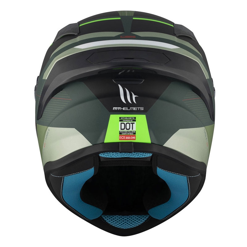 MT TARGO S KAY B2 integrált bukósisak matt fekete-zöld