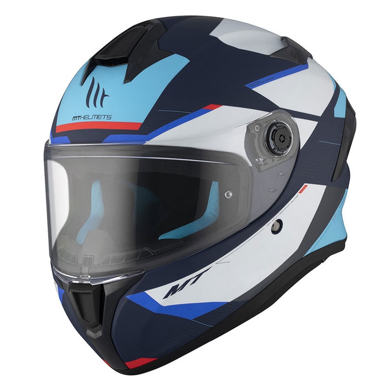 MT TARGO S KAY B2 integrált bukósisak matt kék-fehér