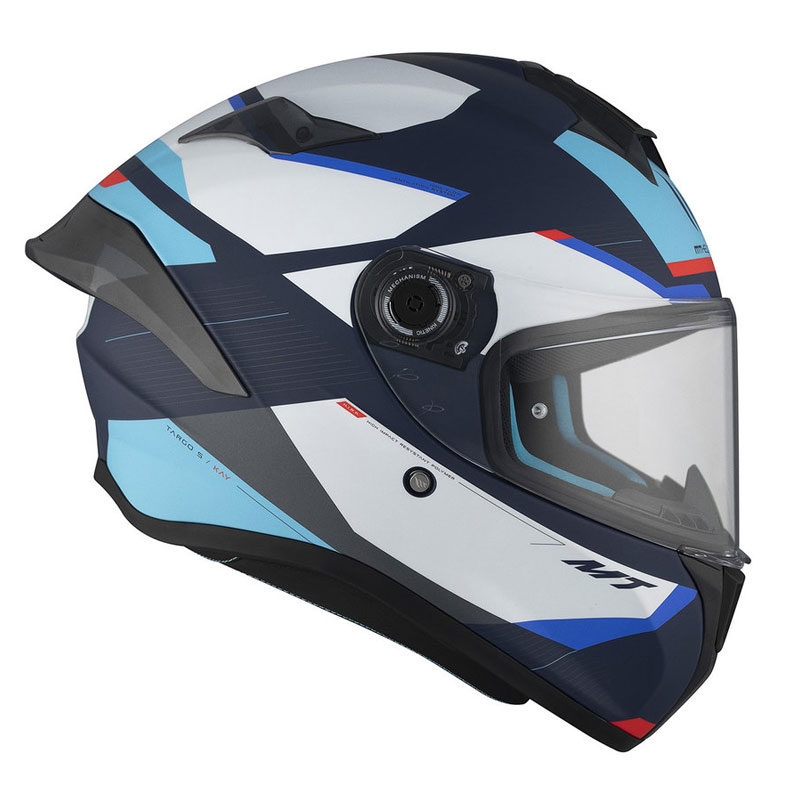 MT TARGO S KAY B2 integrált bukósisak matt kék-fehér