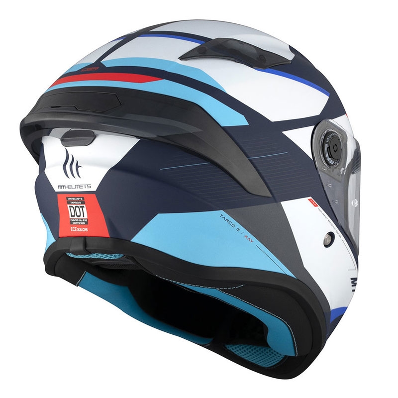 MT TARGO S KAY B2 integrált bukósisak matt kék-fehér