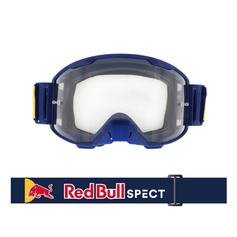 Red Bull Spect STRIVE S motokrossz szemüveg sötétkék (átlátszó plexi)