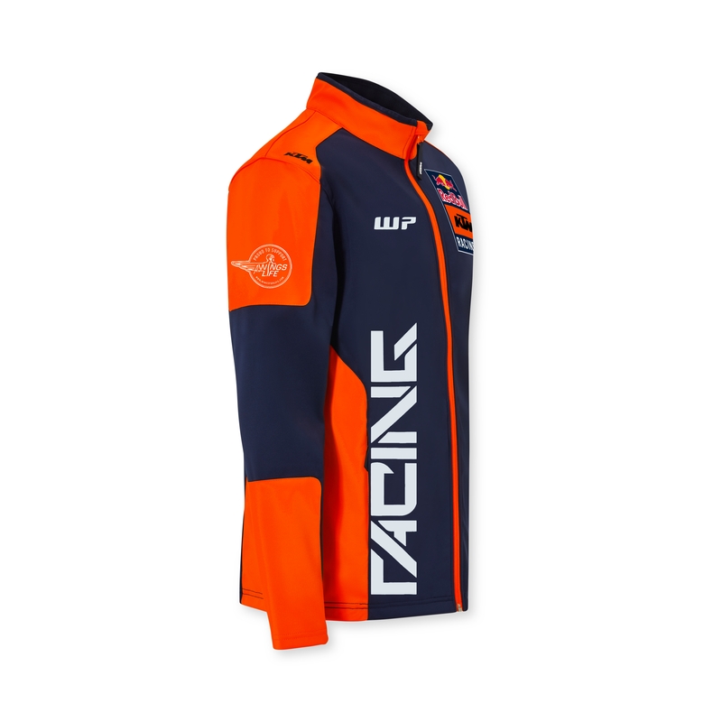 KTM Replica Team softshell kabát kék-narancssárga