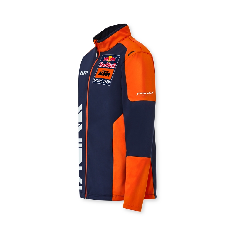 KTM Replica Team softshell kabát kék-narancssárga