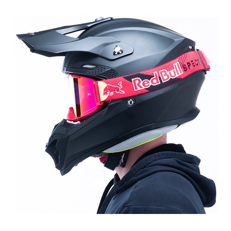 Red Bull Spect STRIVE S motokrossz szemüveg piros (lila plexi)