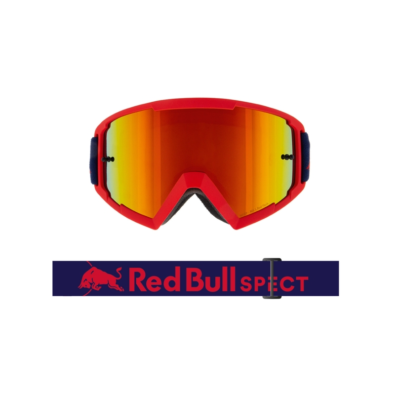 Red Bull Spect WHIP motokrossz szemüveg piros, narancssárga lencsével