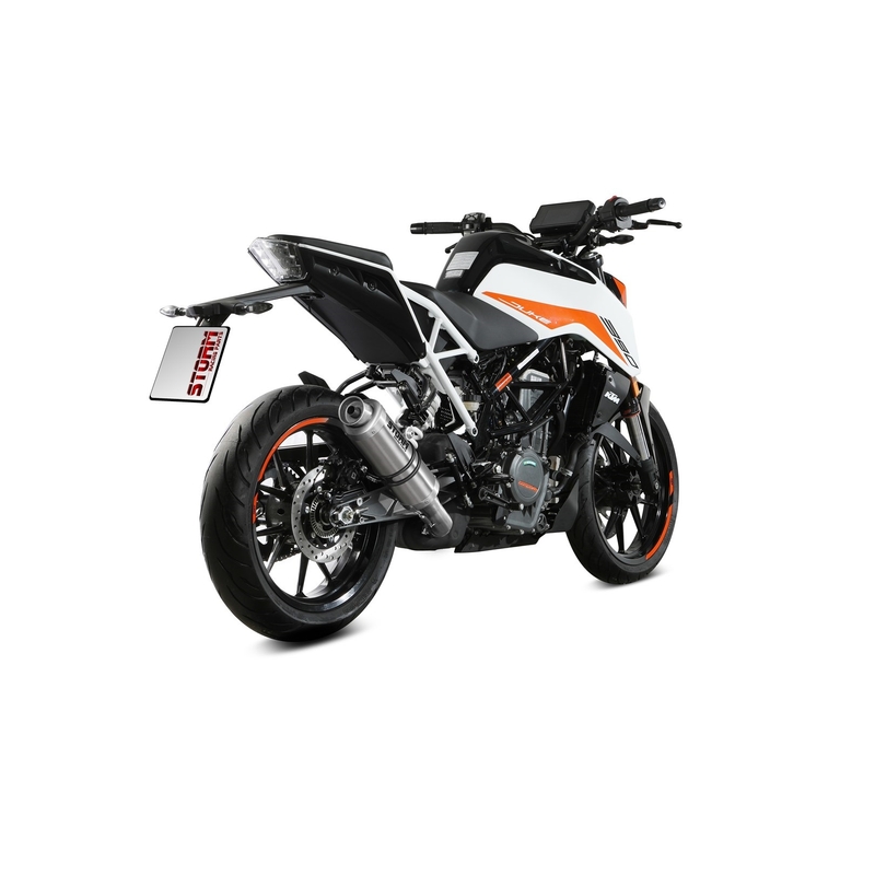 Kipufogóvég STORM GP rozsdamentes részére KTM Duke 390 2021-2023, KTM Duke 125 2021-2023