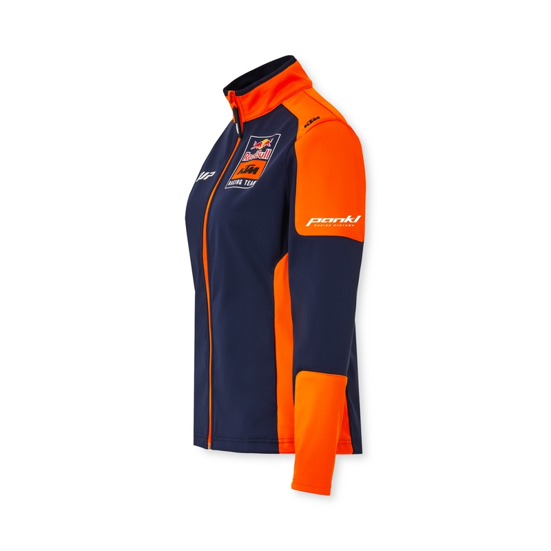 Dámská bunda KTM Replica Team softshell modro-oranžová