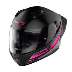 Nolan N60-6 Sport Outset 21 integrált bukósisak fekete-rózsaszín