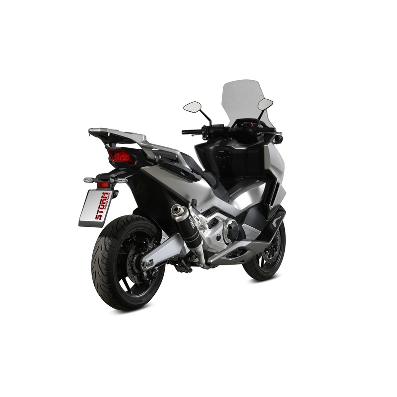 Kipufogóvég STORM GP fekete részére HONDA NSS 750 Forza 2021-2026