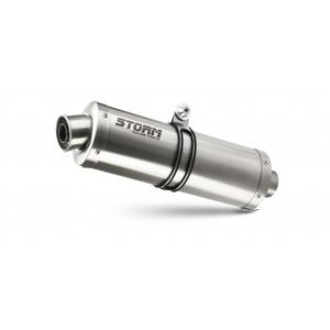 Teljes kipufogó rendszer 2x1 STORM OVAL K.055.LX1 rozsdamentes