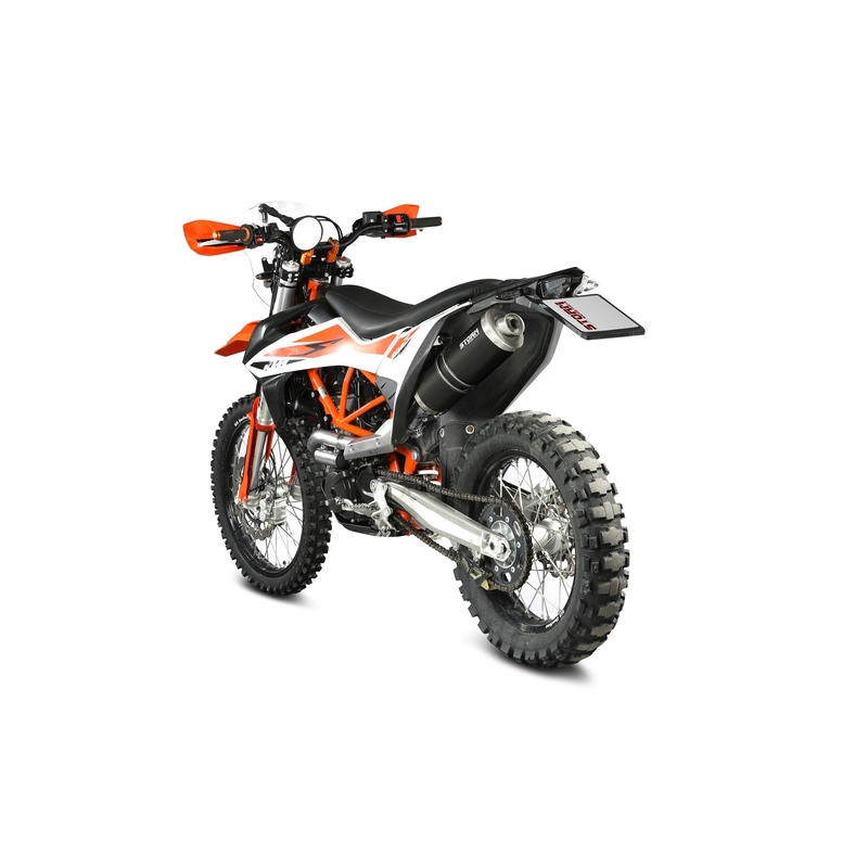 Kipufogóvég STORM OVAL fekete