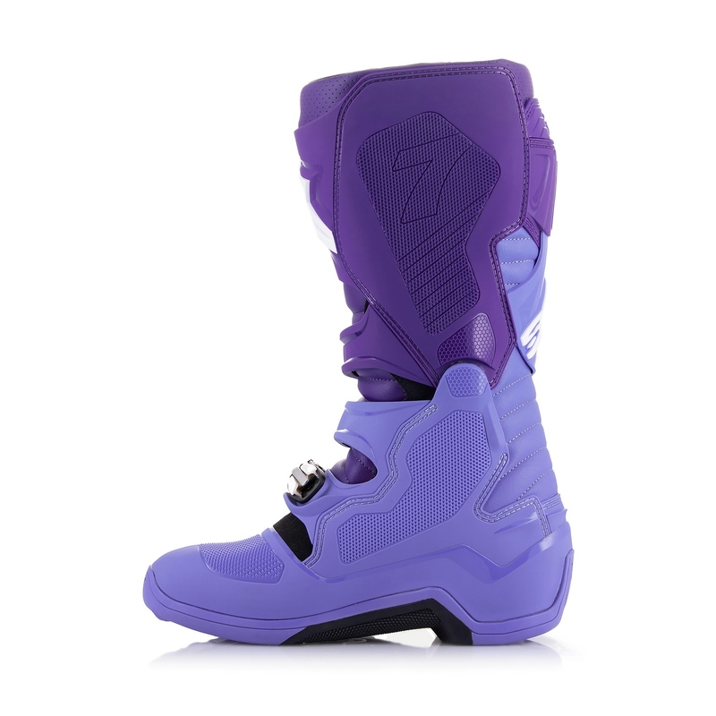 Alpinestars Tech 7 2024 motoros csizma lila-fehér-fekete
