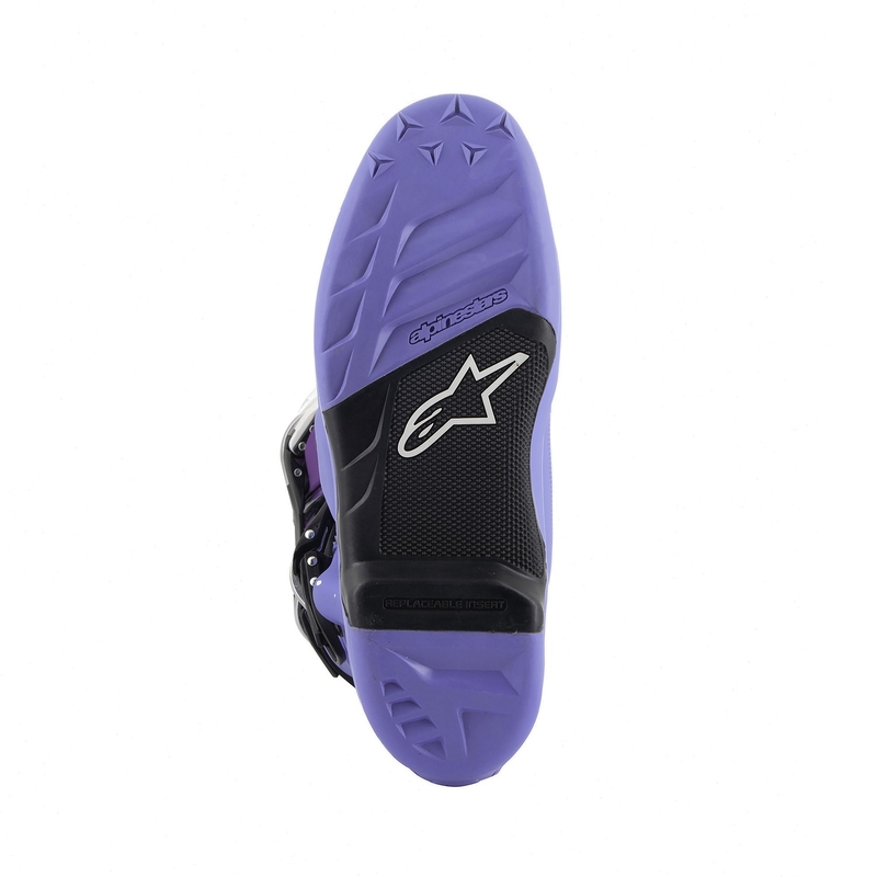 Alpinestars Tech 7 2024 motoros csizma lila-fehér-fekete
