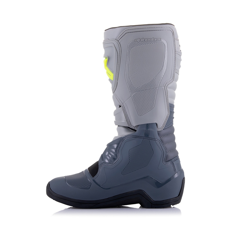 Alpinestars Tech 3 motoros csizma világos szürke-fekete-fluo sárga